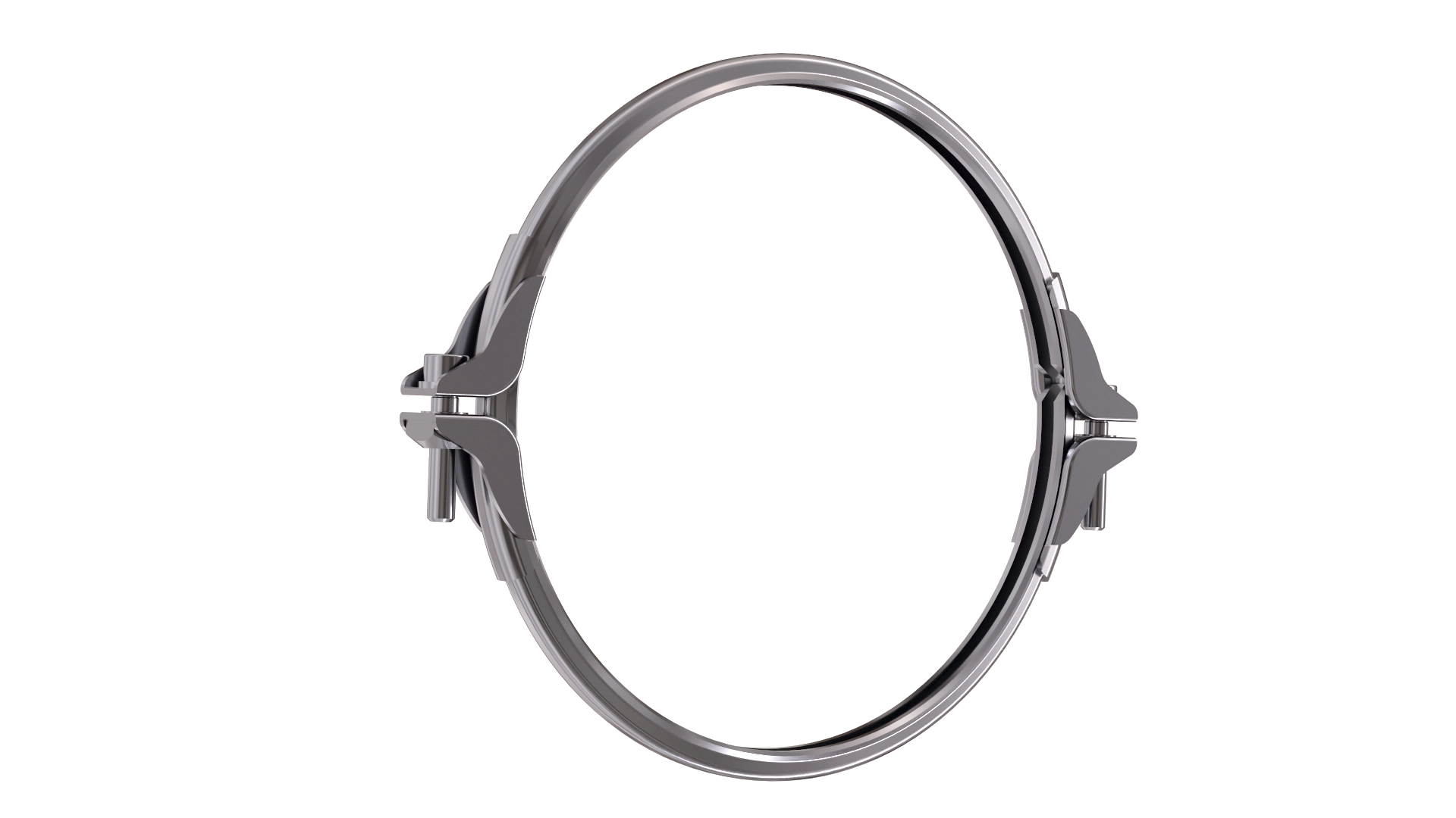 stainless and powder coated carbon steel connecting component