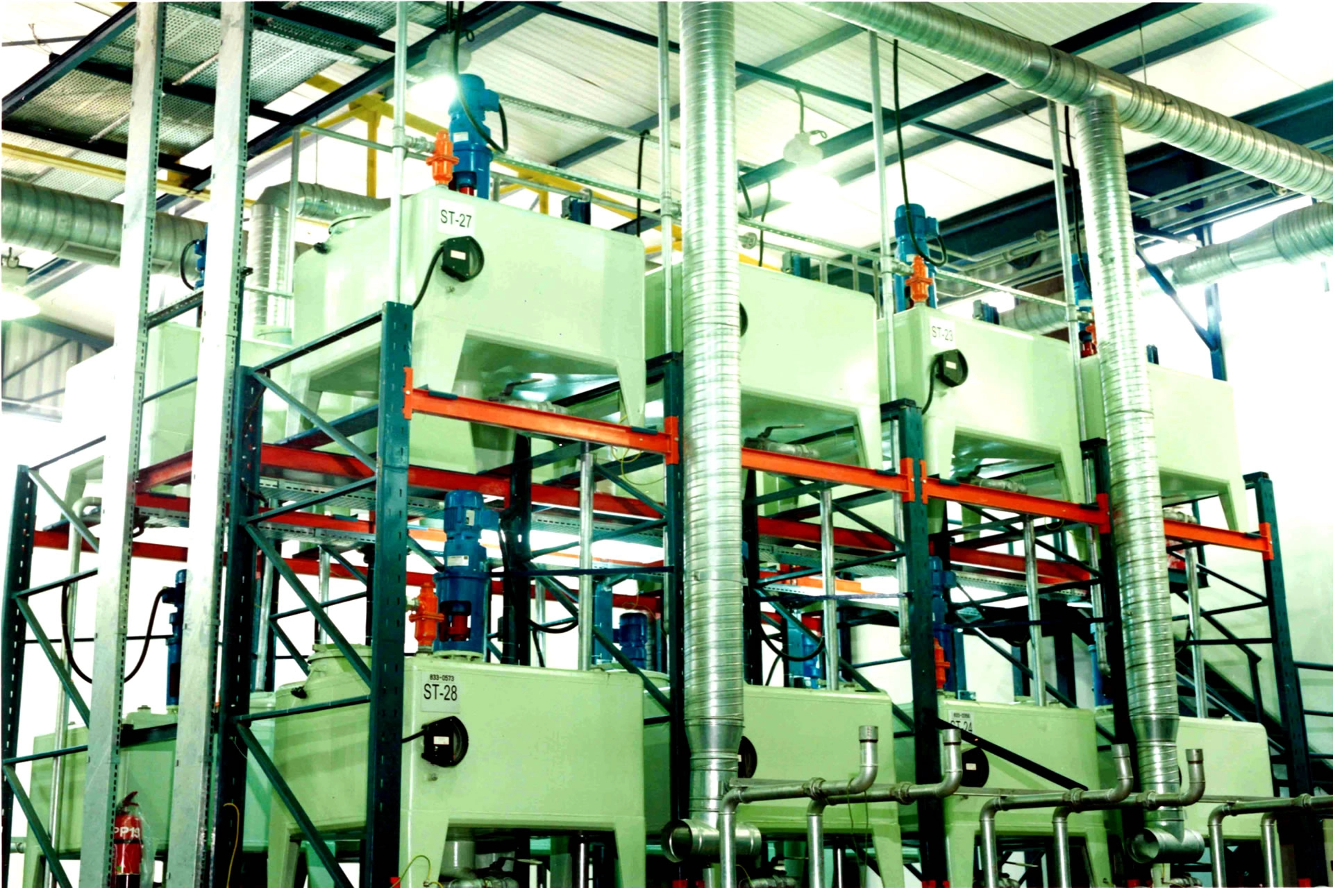 paint production plant