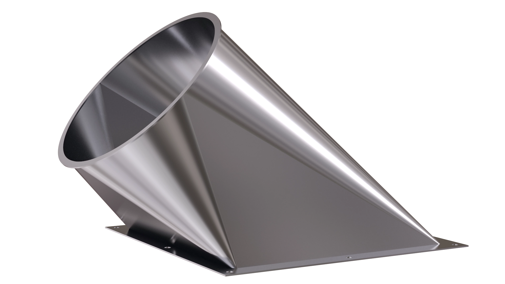 spouts with inclination of 45 transition